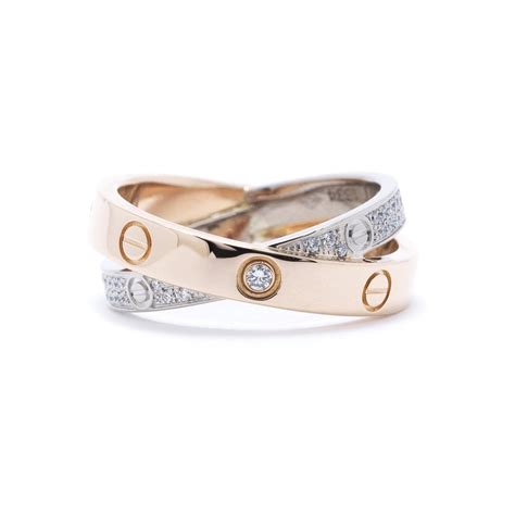 love rings for her|cartier interlocking love rings.